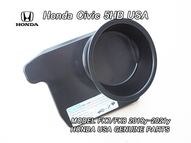 シビックFK7FK8【HONDA】ホンダCIVICハッチバック純正USフューエルカバー(キャップレス用)/USDM北米仕様5ドアHBガスキャップUSAタイプR海外拍卖
