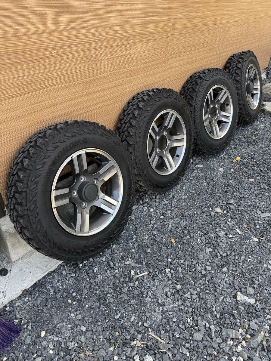 ジムニー jb23w YOKOHAMA ヨコハマ GEOLANDAR MT 185/85/R16 105/103N LT 8PR 2021年製造 バリ溝美品拍卖