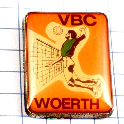 ピンバッジ・バレーボール選手アタック球◆フランス限定ピンズ◆レアなヴィンテージものピンバッチ拍卖