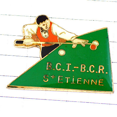 ピンバッジ・ビリヤード場プールバー撞球ハスラー BILLIARD SNOOKER BILLARD◆フランス限定ピンズ◆レアなヴィンテージものピンバッチ拍卖
