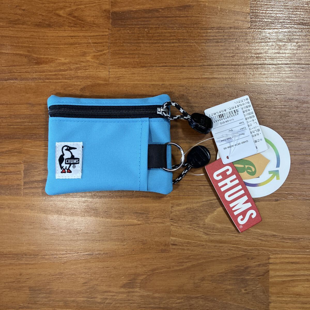 【新品/送料無料】CH60-3574 CHUMS チャムス リサイクルキーコインケース(キー/コイン/定期入れ/パスケース) Sky拍卖