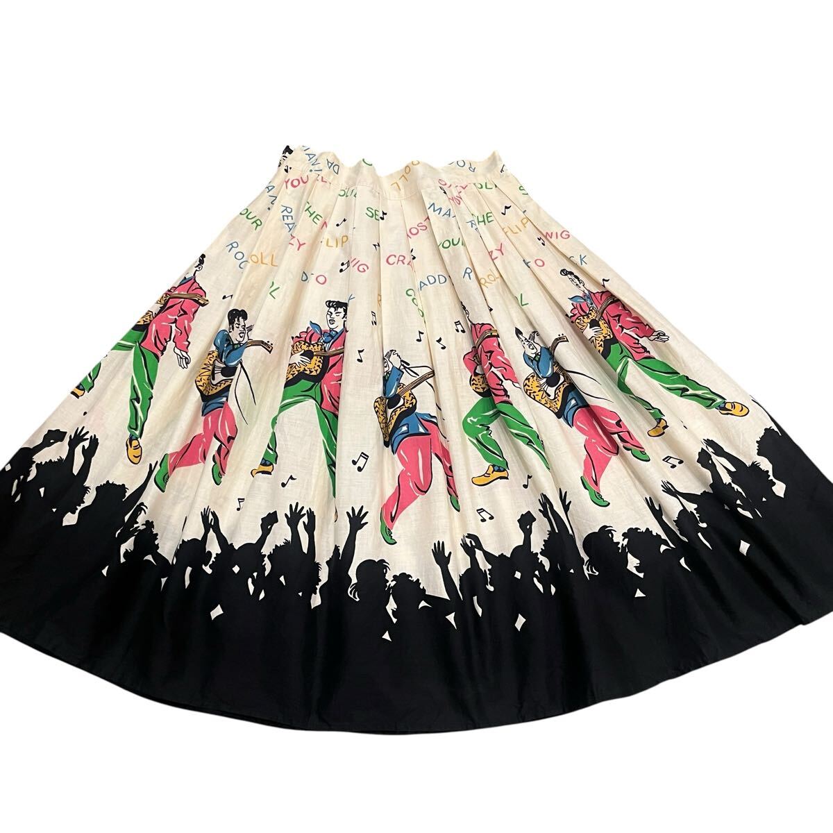 ビンテージ スーパーレア 50s エルビス プレスリー ロックンロール スカート Elvis Presley vintage ロカビリー 50年代 古着 USA拍卖