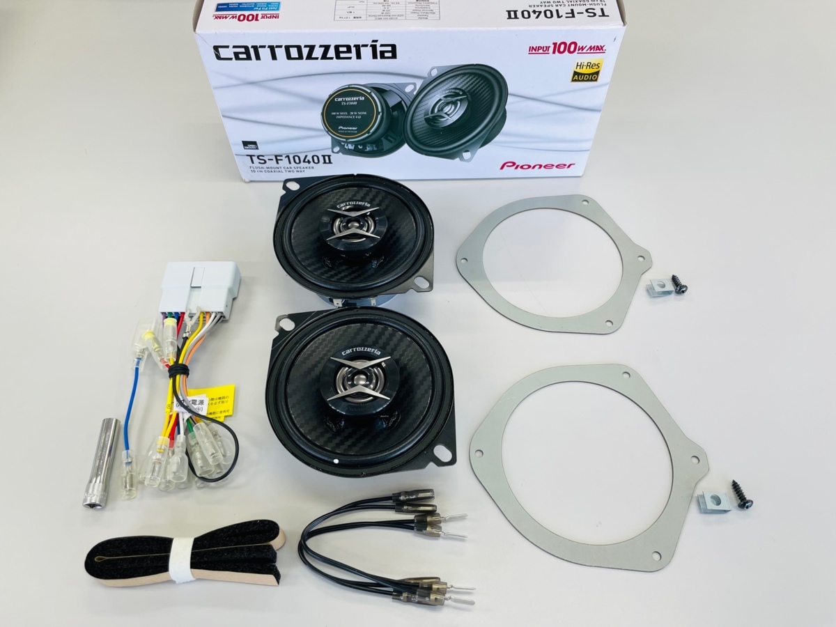 ホンダ NSX (NA1) 用【社外オーディオ対応 ドア10㎝スピーカー換装キット TS-F1040-2】 新品(所沢IC近)拍卖