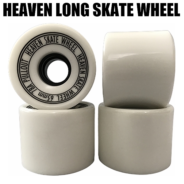 ヘブン ロングスケボー ウィール ホワイト ロゴ入り 65×51mm 78A PULLOUT拍卖