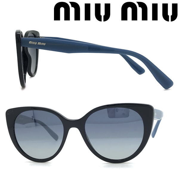 【在庫処分特価】miu miu ミュウミュウ サングラス ブランド グラデーションブルー 0MU-04XS-1AB3AO拍卖