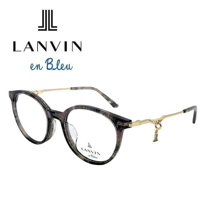 LANVIN en Bleu ランバンオンブルー メガネフレーム 眼鏡 めがね VLB-019J-09CG レディース ブランド 女性用 度付き 老眼鏡 レンズ交換対応拍卖