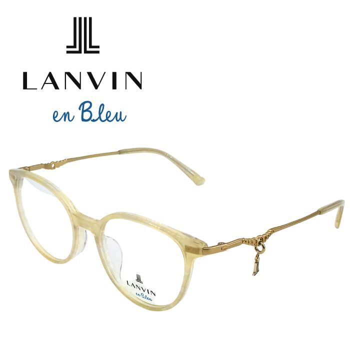 LANVIN en Bleu ランバンオンブルー メガネフレーム 眼鏡 めがね VLB-005J-0702 レディース ブランド パソコン用 PCメガネ レンズ交換対応拍卖
