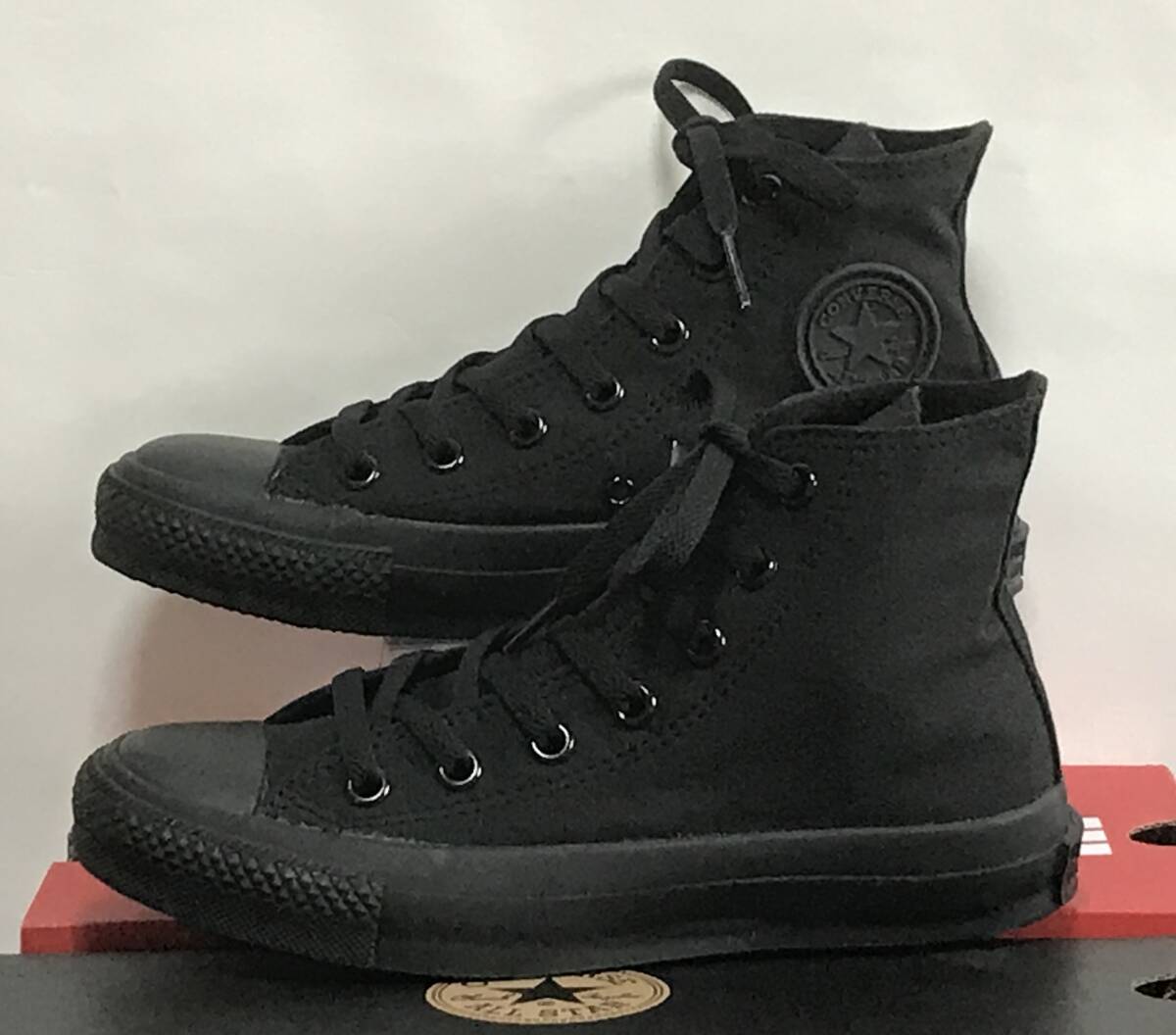コンバース キャンバス オールスター HI ブラックモノクローム 23.5拍卖