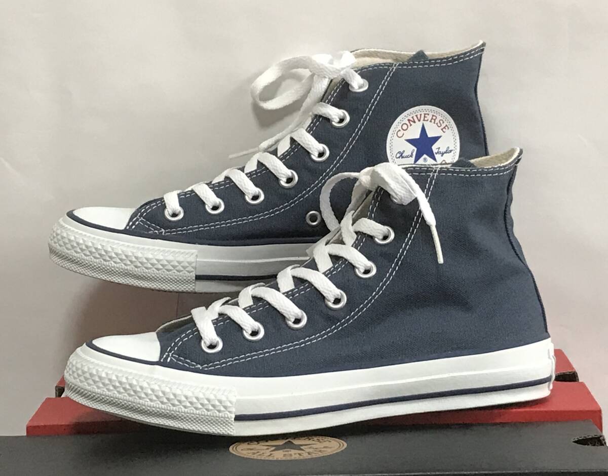コンバース キャンバス オールスター HI ネイビー 27.0拍卖
