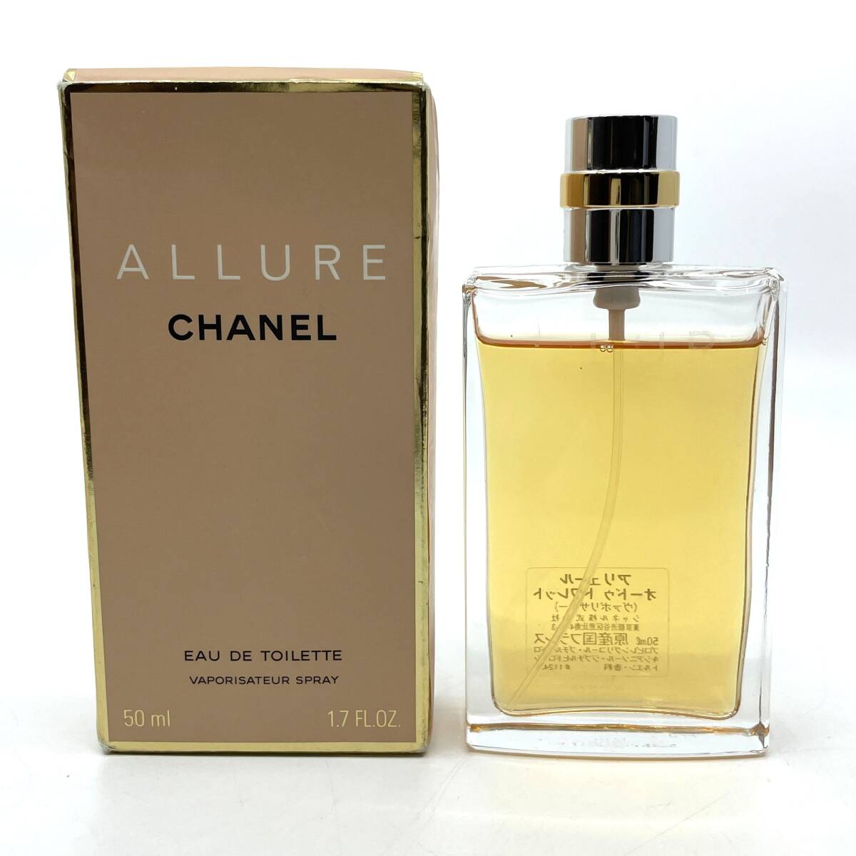 【残8~9割】CHANEL シャネル ALLURE アリュール オードゥ トワレット 50ml EDT フランス製 ヴァポリザター スプレー 香水 フレグランス 拍卖