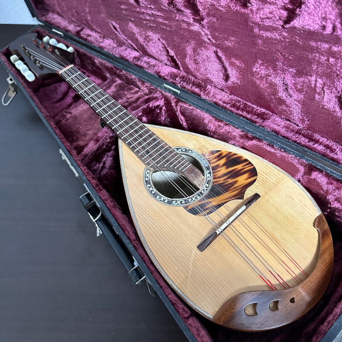 RAFFAELE FIGLIO ラファエレ カラーチェ マンドリン Anno1969 ヴィンテージマンドリン ハードケース付き拍卖