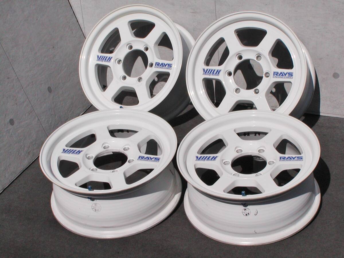 絶版 貴重 当時物 美品 RAYS TE37X 6.5J+32 139.7-6H 4本 ハイエース 200 NV350 プラド ランクル キャラバン ハイラックス ファブレス LM9拍卖