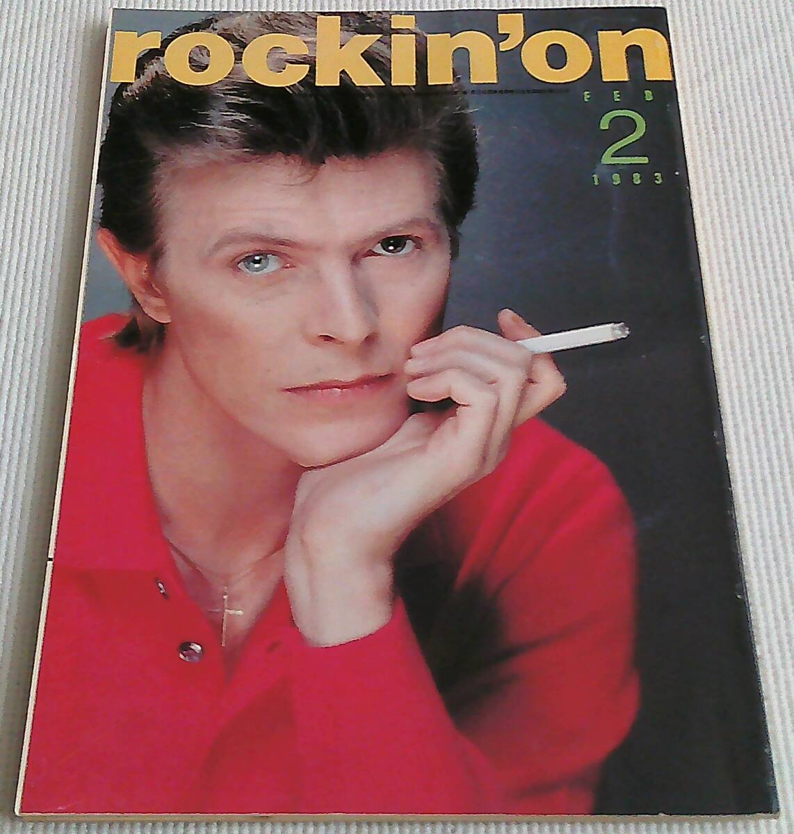 Rockin'on 1983年2月号 表紙~David Bowie ケイト・ブッシュ ジョニ・ミッチェル マイケル・シェンカー デイヴ・ギルモア拍卖