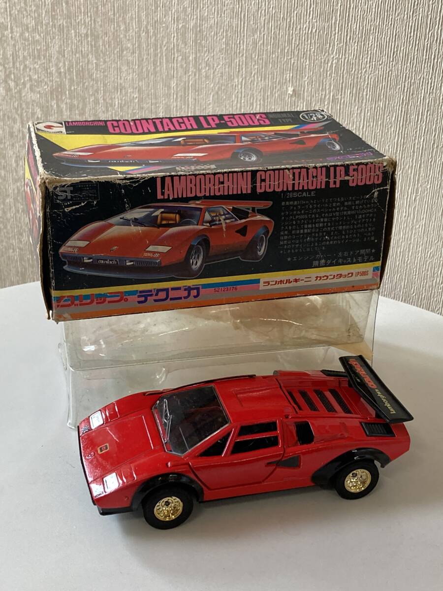 送料無料 送料無料 永大 エーダイ エイダイ EIDAI 1/28 ランボルギーニ カウンタック LAMBORGHINI COUNTACH 赤 ミニカー拍卖