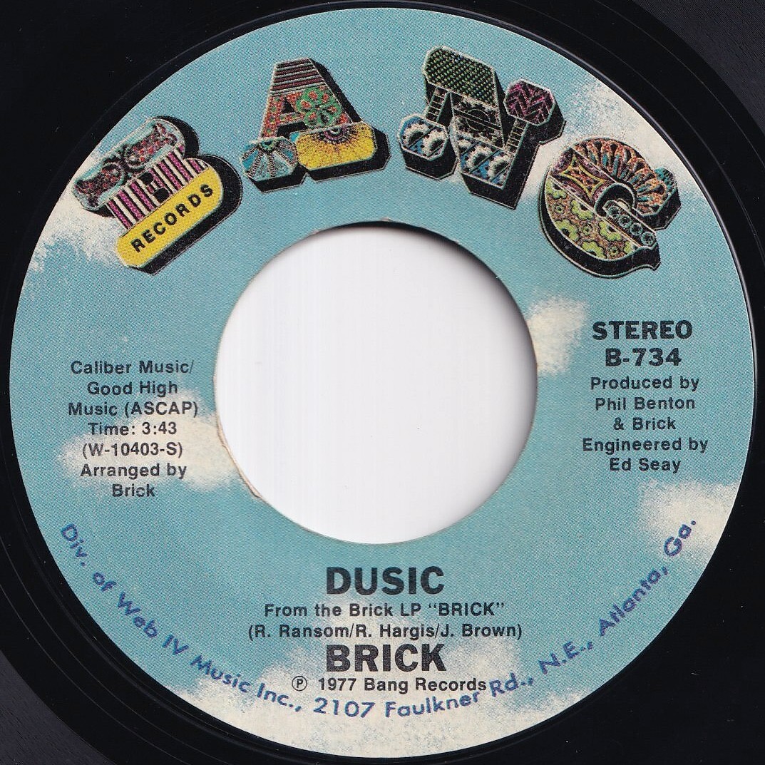 Brick Dusic / Happy Bang US B-734 212417 SOUL DISCO ソウル ディスコ レコード 7インチ 45拍卖