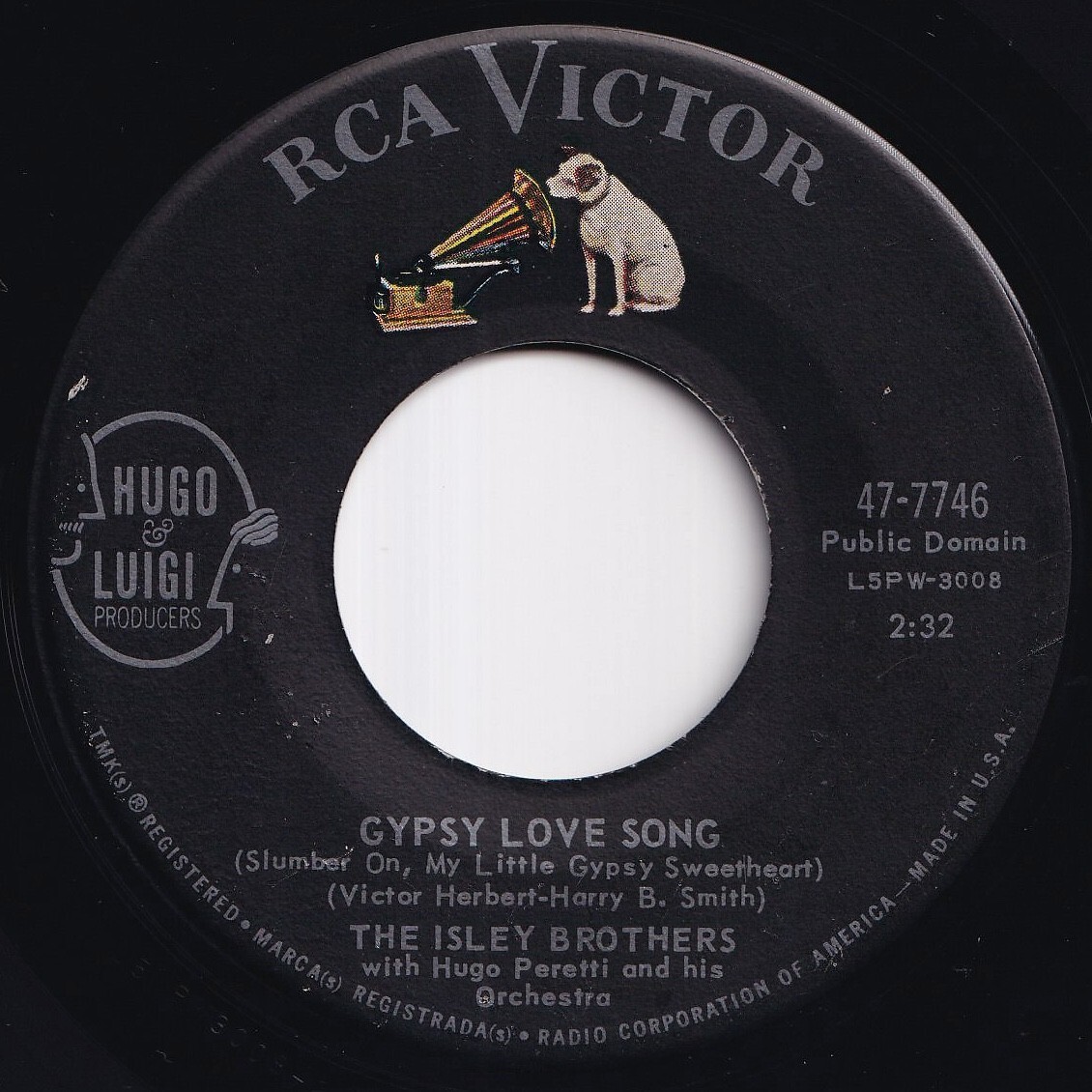 Isley Brothers Gypsy Love Song / Open Up Your Heart RCA Victor US 47-7746 212538 R&B R&R レコード 7インチ 45拍卖