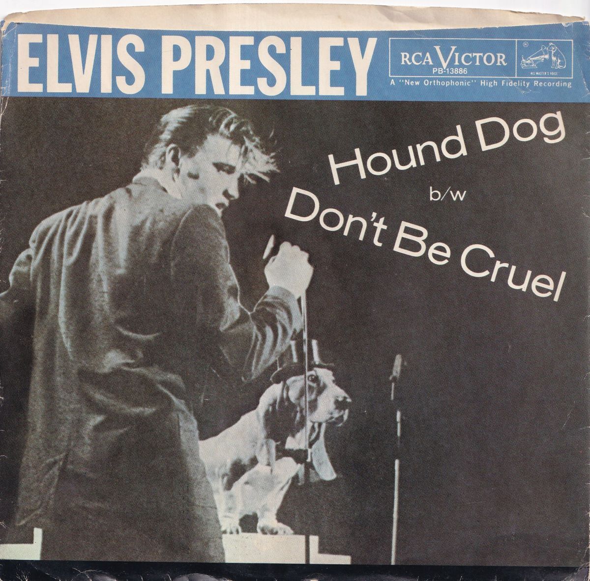 Elvis Presley Hound Dog / Don't Be Cruel RCA Victor Spain PB-13886 212260 R&B R&R レコード 7インチ 45拍卖