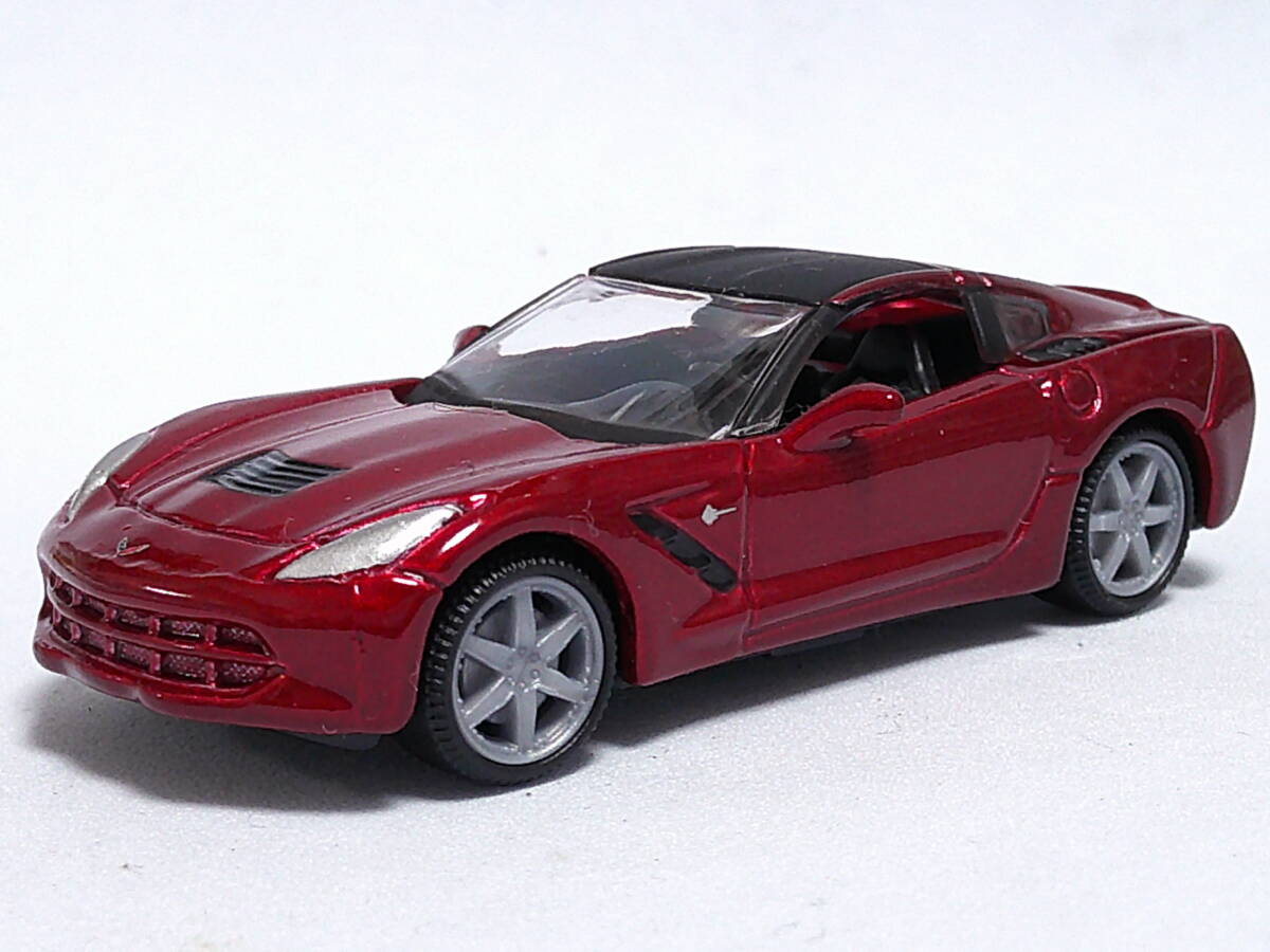 ブラーゴ 1/64 (ワイン) '14 シボレー コルベット スティングレイ <ルース> Bburago拍卖
