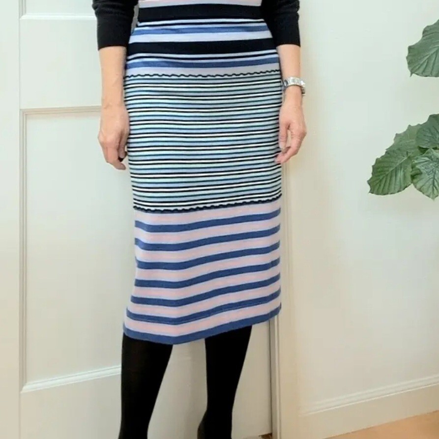 ◆未使用◆ユニクロ×マルニ◆ニットタイトスカート◆マルチカラー◆M◆拍卖