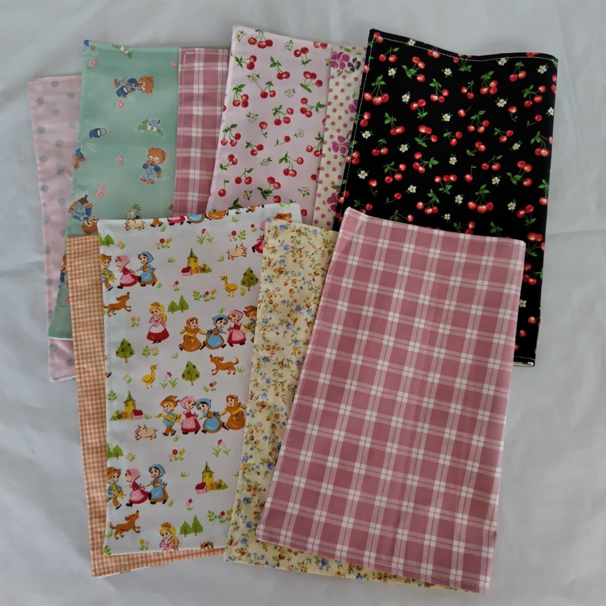 【25×35サイズ】小さめランチョンマット5枚セット No.17 ハンドメイド拍卖