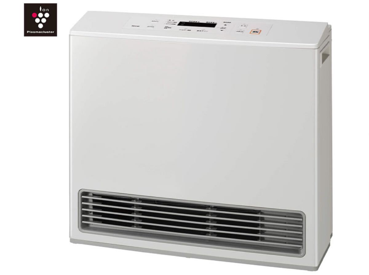 ガスファンヒーター リンナイ RC-U5801PE-WH LPガス用 木造15畳 コンクリート20畳 Rinnai ホワイト 未使用 多重シールガスコード付拍卖