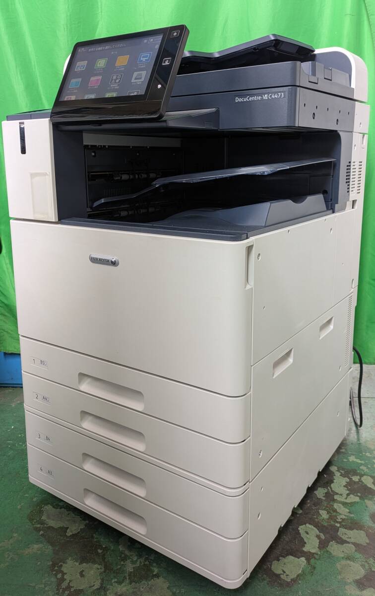 45/分 送料格安 印刷枚数4万枚以下 トナー残量全色100% オプション無線LAN付 Xerox DocuCentre-VII C4473 ( 4段 C/F/P/S) 【WS3966】拍卖