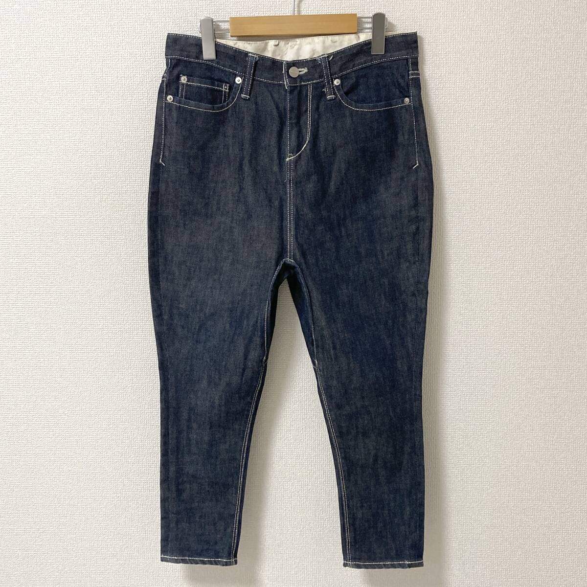 PHENOMENON デニム サルエルパンツ シルバーステッチ ストレッチ 濃紺 W30 フェノメノン ニッカ ジーンズ swagger BIG-O archive 4090031拍卖