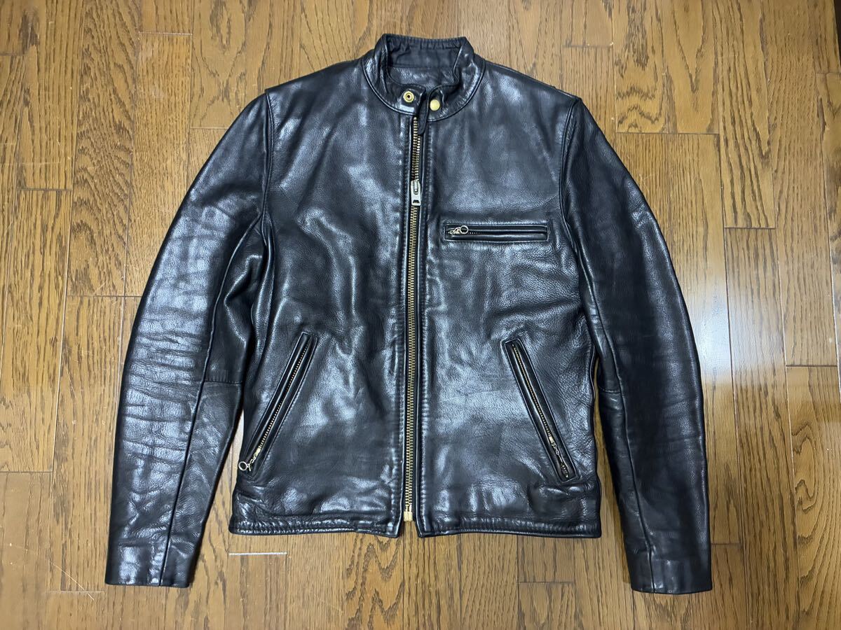 VANSON バンソン type B シングルライダース ブラック USA製 36 美品拍卖