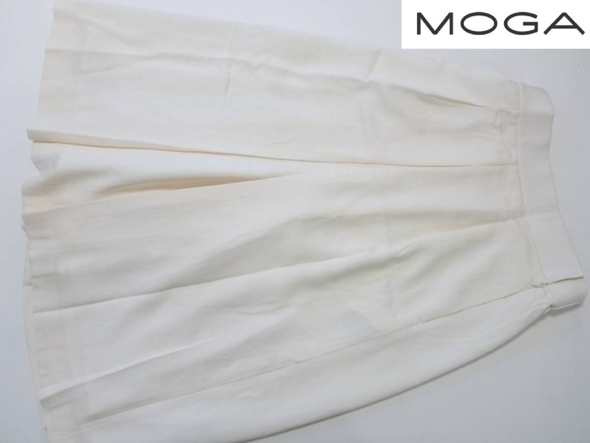 2.7万 超美品 MOGA モガ★オフホワイト スカウチョパンツ スカーチョ 1 S相当 キュロット拍卖