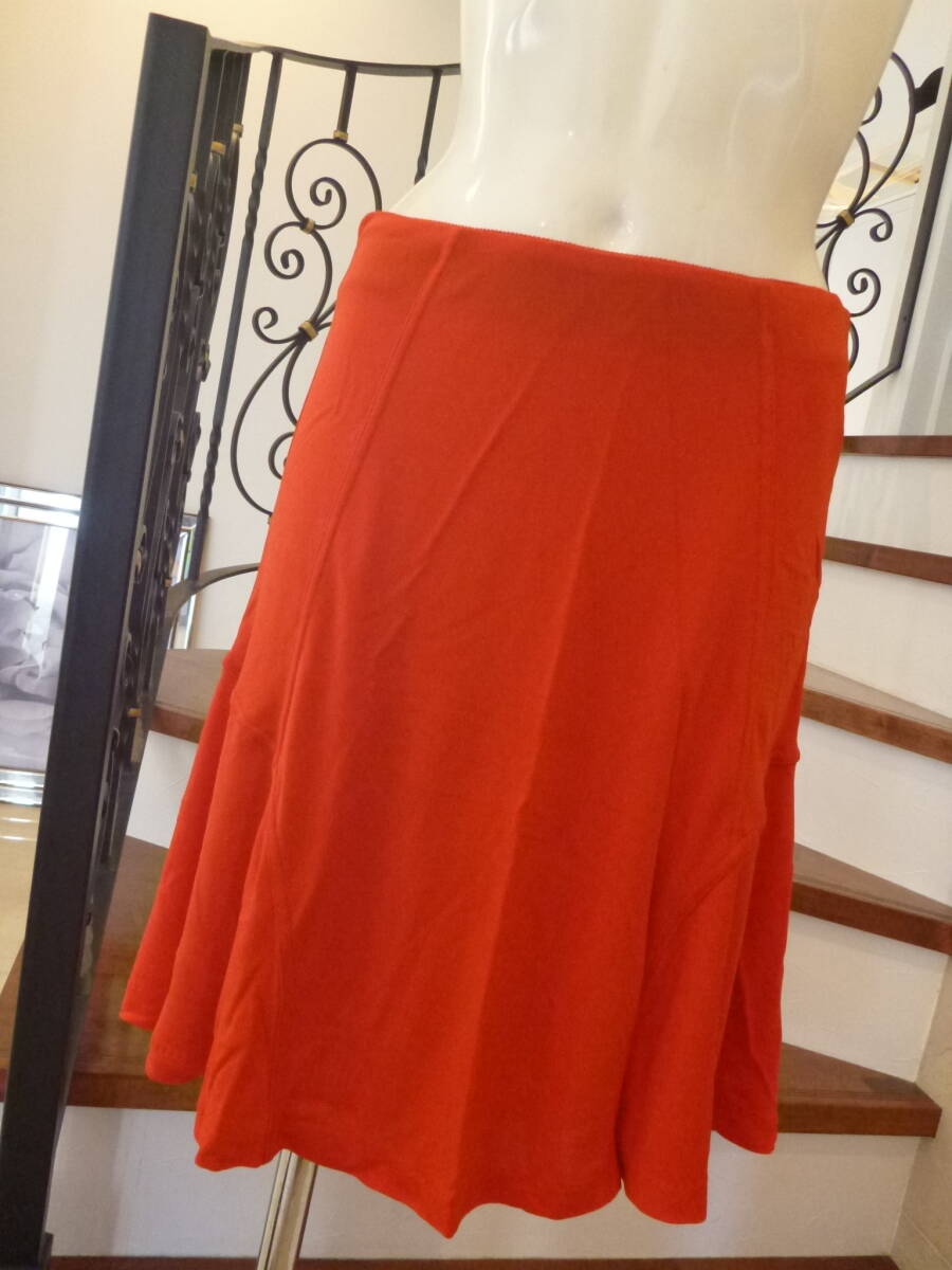 42000円 新品 CHACOK シャコック★ 朱赤 レッド スカート 1 M相当拍卖
