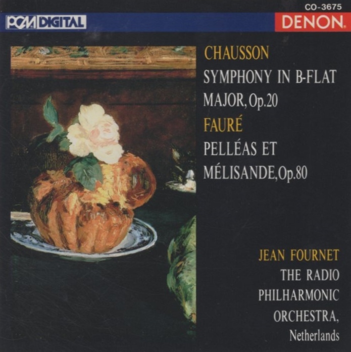 ショーソン:交響曲変ロ長調 / フォーレ:組曲「ペレアスとメリザント」 / ジャン・フルネ&オランダ放送po / 1988年録音 / DENON / CO-3675拍卖