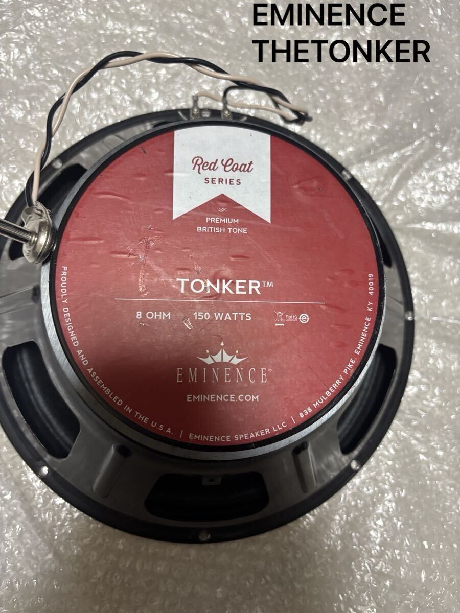 EMINENCE THE TONKER スピーカー  8Ω エミネンス キャビネット 12インチ ギターアンプ用 ギター アンプ レッドコート拍卖