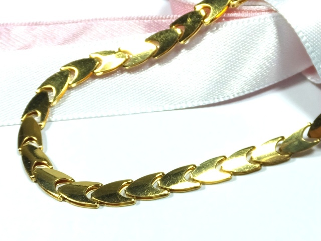 344-5◆K18金 ゴールド 地金 ネックレス メンズ レディース◆男性 女性 普段使い デイリー着け 人気 シンプルデザイン 41cm ジュエリー通販拍卖