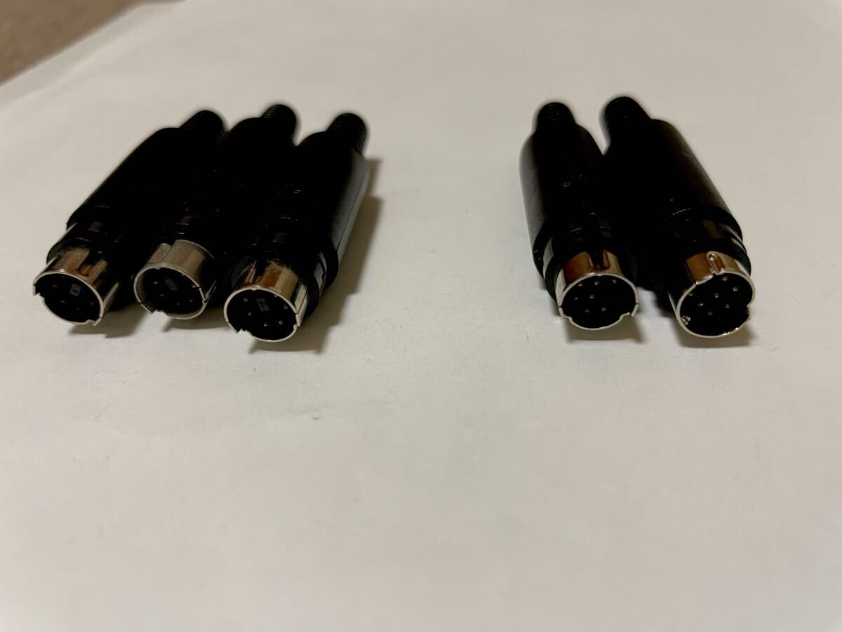 ミニDINプラグ  8P 2個  6P 3個  拍卖