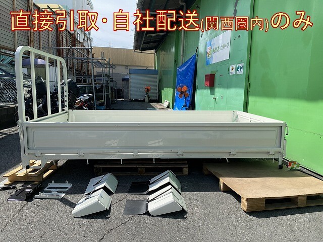 新車取り外し!ダイナ/トヨエース/デュトロ 平成23年7月~ 標準車 1.5t 純正 リア 荷台/ボディ 関西自社配送 ホワイト トヨタ(144366)拍卖