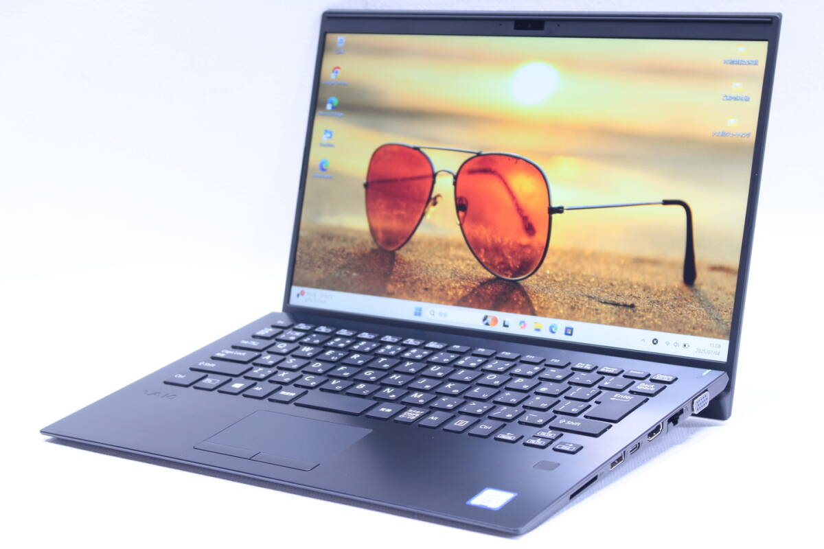 即配 美品 薄型軽量 VAIO Pro PK VJPK111 i5-8265U 8G SSD256G 14インチFHD カメラ Windows11 日本製 AAA評価拍卖