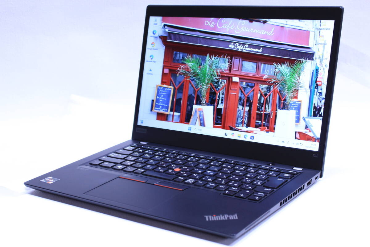 即配 美品 Ryzen 5 PRO ThinkPad X13 Gen1 Ryzen 5 PRO 4650U 8G SSD256G 13.3FHD Wi-Fi6 Windows11 薄型軽量 SAA評価拍卖