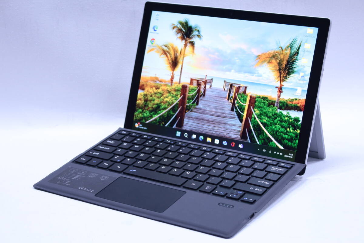 即配 良品 薄型軽量 Surface Pro 5 LTE i5-7300U 8G SSD256G 12.3PixelSense 顔認証 Win11リカバリ 新品キーボード追加可 AAA評価拍卖