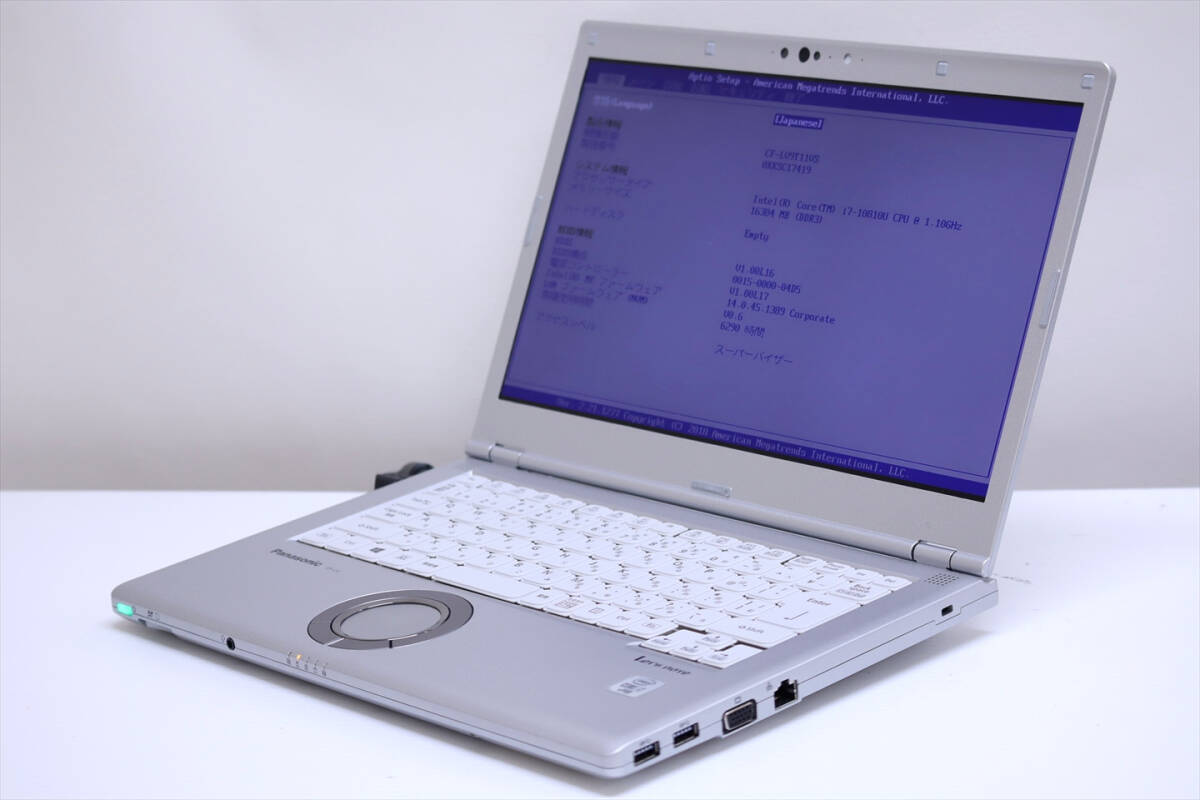 卸売 10世代Corei7 16Gメモリ ジャンク Let's note CF-LV9T11VS LTE i7-10810U RAM16G 14.0FHD OS無 訳アリ BCD評価拍卖