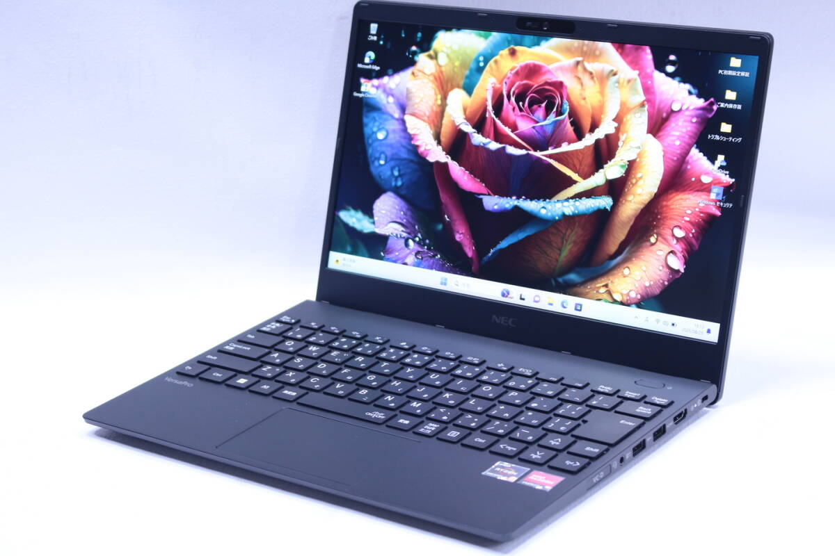 即配 2023年製 良品 Ryzen 薄型軽量 VersaPro UltraLite Type-VC VK540/C-D Ryzen5 5500U 8G SSD128G 13.3FHD Win11 リカバリ AAA評価拍卖