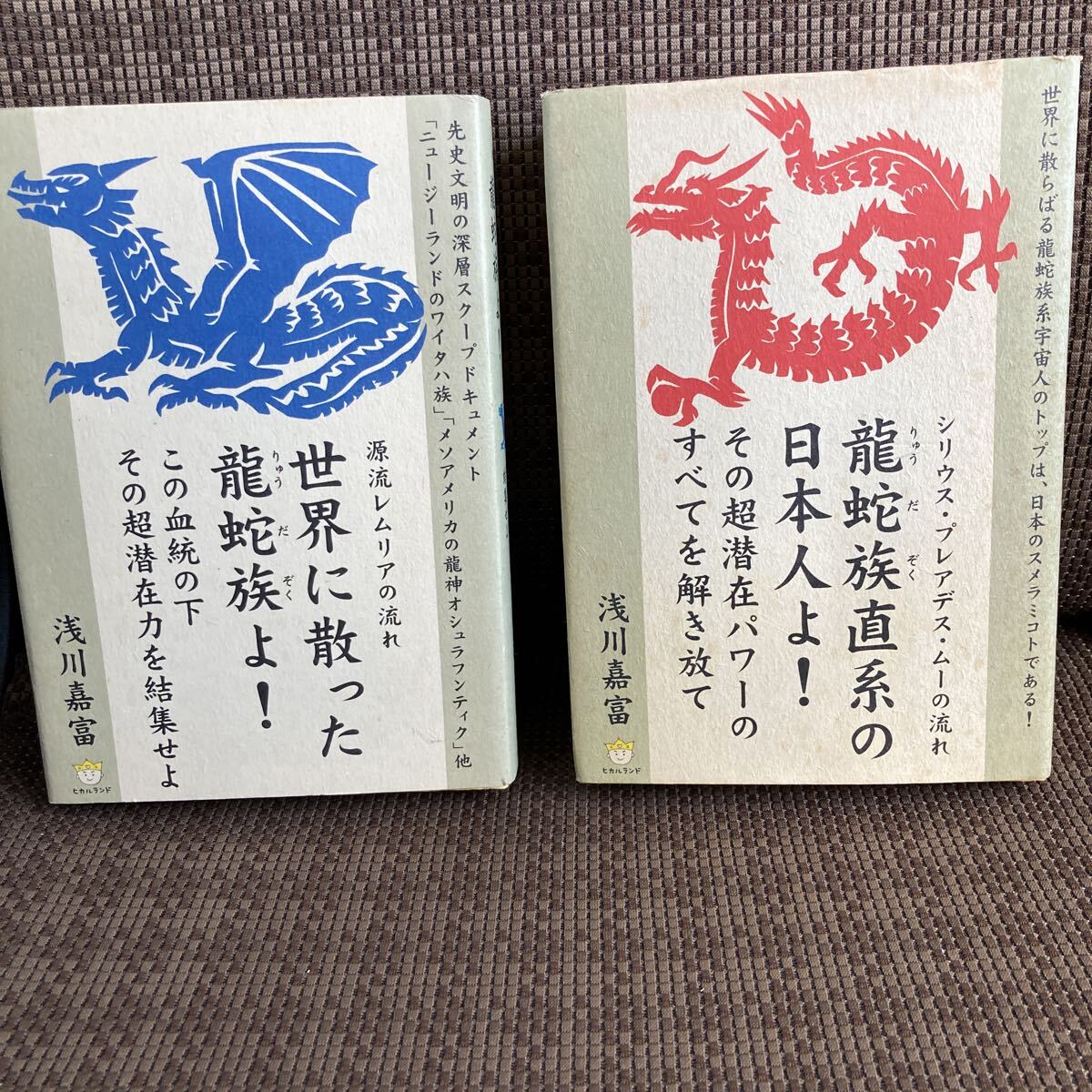 YK-6256 ※難あり 龍蛇族直系の日本人よ!・世界に散った龍蛇族よ!《浅川嘉富》ヒカルランド 2冊セット 超わくわく011・013拍卖