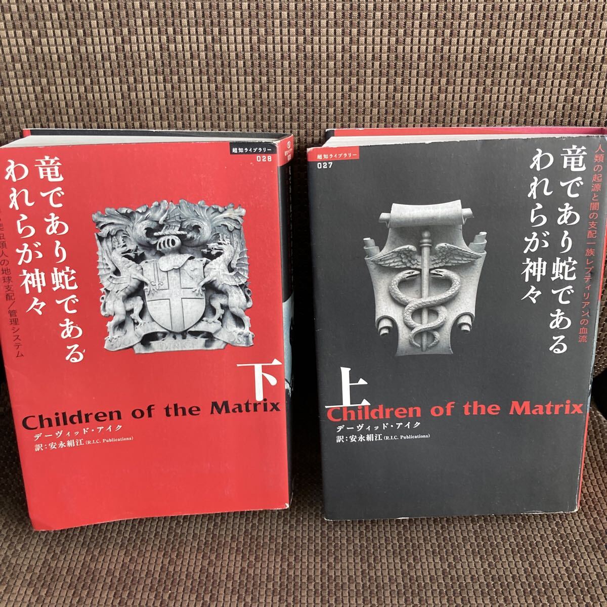 YK-6257 ※難あり 竜であり蛇である われらが神々 上下セット 2冊セット《デーヴィッド・アイク、訳者 安永絹江》徳間書店拍卖