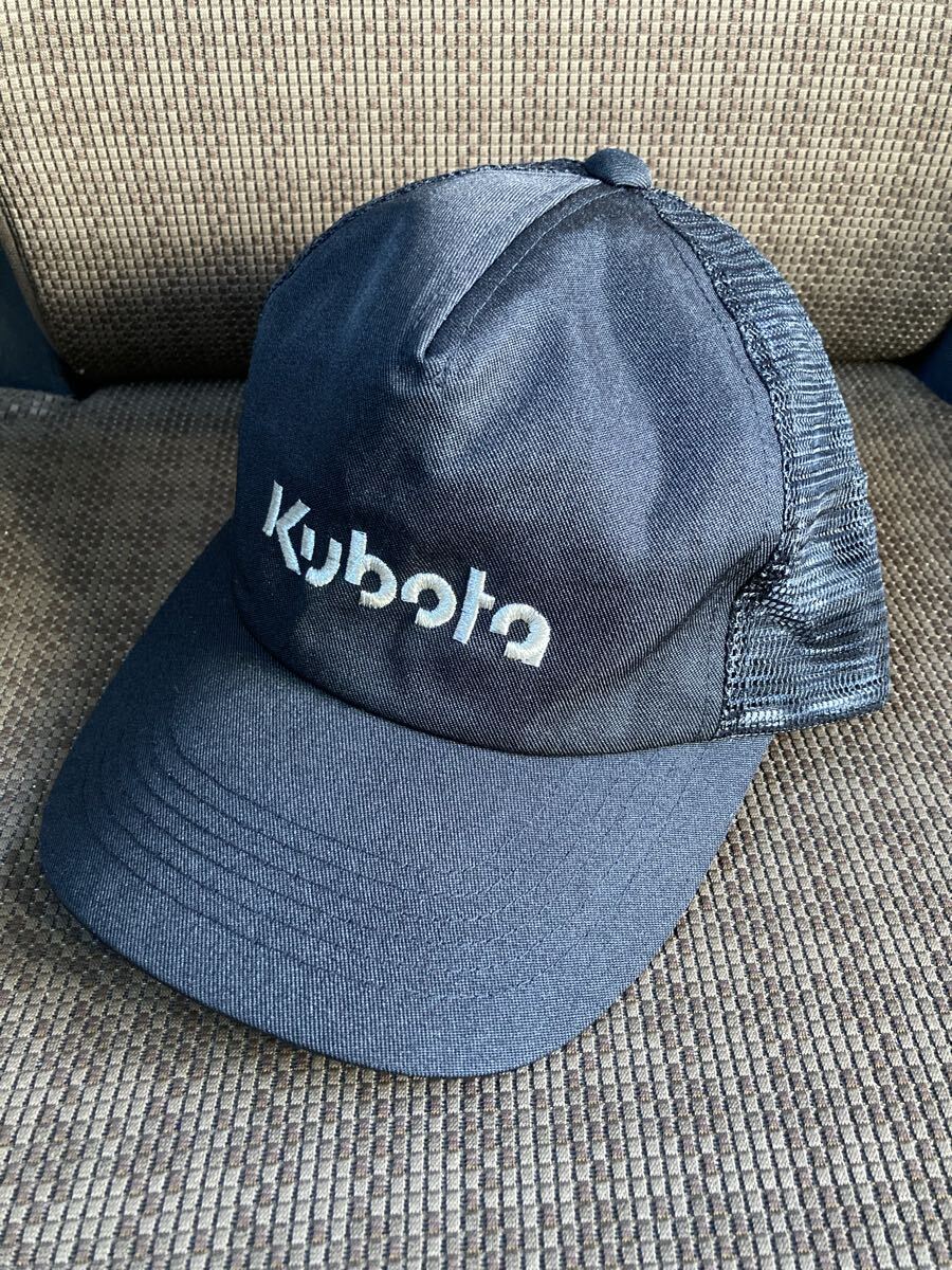 YK-3619 中古品 KUBOTA クボタ サイズ表記無し 頭周り約55-61cm キャップ 帽子 メンズ 沖縄クボタ 農家 農作業 畑 ワークキャップ拍卖