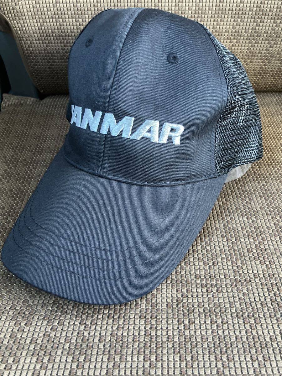 YK-3620 中古品 YANMAR ヤンマー 帽子 キャップ サイズ表記フリーサイズ 頭周り 約56-62cm 作業帽子 ワークキャップ メンズ 農家 農作業 畑拍卖