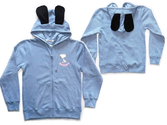 即決■★PEANUTS★■スヌーピー/耳付きパーカーSIZE=M拍卖
