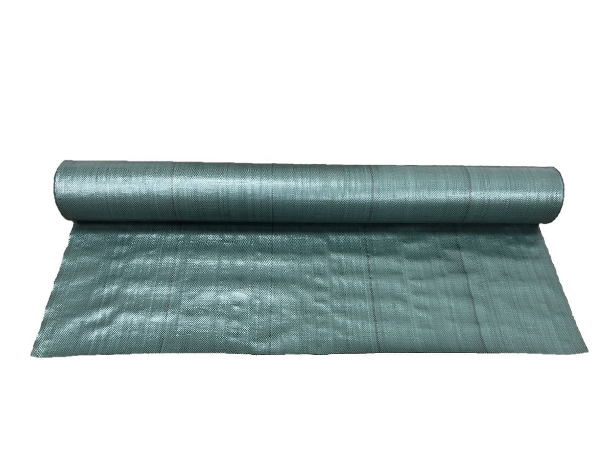 高質防草シート モスグリーン 1m×50m (耐用年数4~6年) 厚み0.4mm 厚手 UV剤・抗菌剤入り ◇本州四国九州送料無料◇拍卖