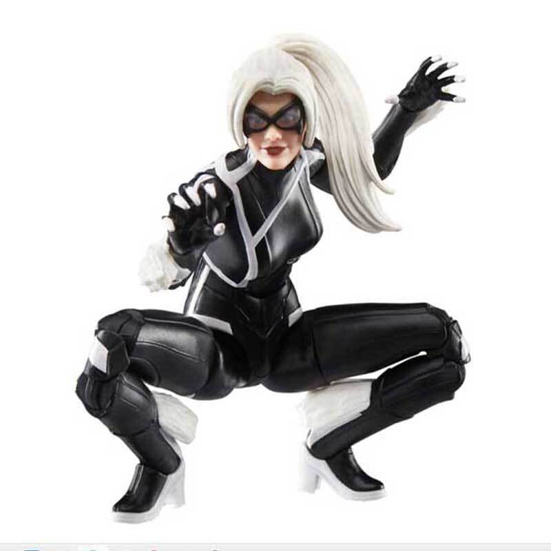 送料無料 米国販売 スパイダーマン マーベル レジェンド シリーズ ブラック キャット アクション フィギュア ハズブロ社拍卖