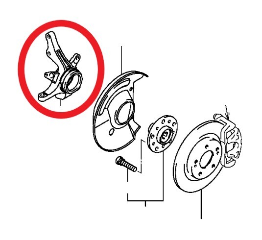 新品未使用 純正 三菱 ミツビシ パジェロミニ H53 H58 ターボ フロント ナックル サスペンション 左右セット 足回り B0692-1拍卖