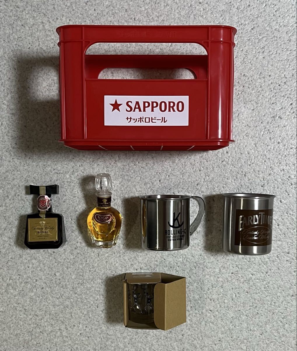 ミニボトル ミニウイスキー インテリアボトル 古酒 酒 ウイスキー V・S・O・P サントリーロイヤル ROYAL EARLYTIMES ROLLING-K拍卖