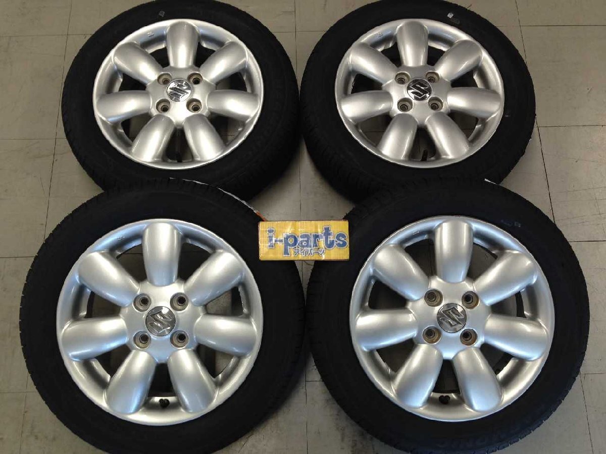 越谷 09-127588 MRワゴン純正 新品タイヤ付き 14インチ 4本セット 155/65R14 越谷拍卖